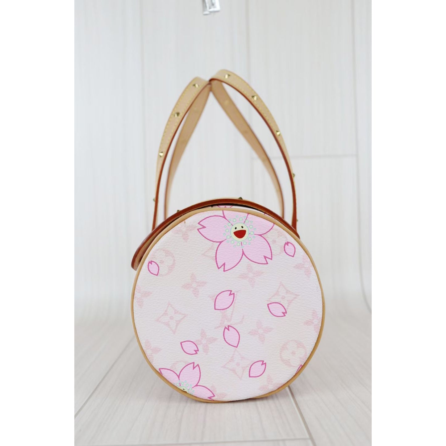 Rank A ｜LV Monogram Cherry Blossom Rose Pink Takashi Murakami｜071808