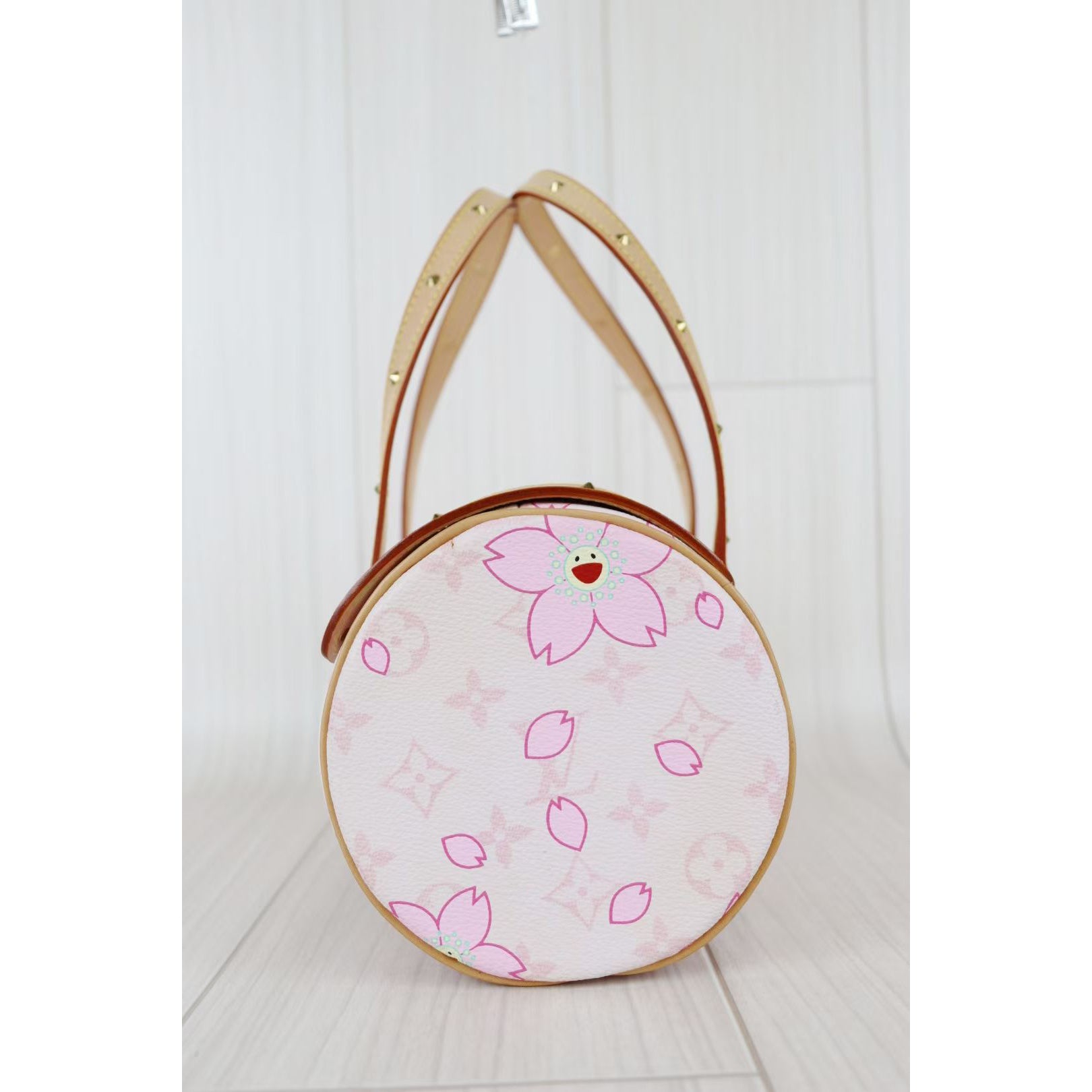 Louis Vuitton x Takashi Murakami Cherry Blossom Toto Bag Pink