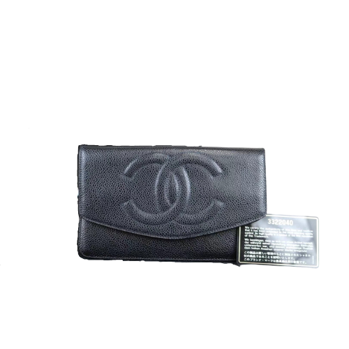 Rank A ｜ CHANEL Caviar Skin Wallet｜032420