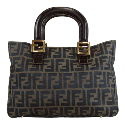 Rank AB ｜ FENDI Zucca Mamma HandBag ｜23030706