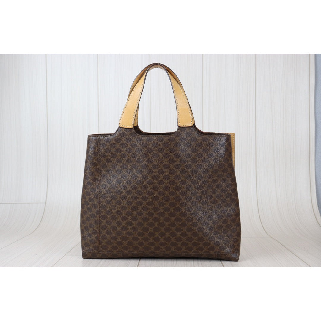 Rank A ｜ CELINE Macadam Tote Bag ｜22121905