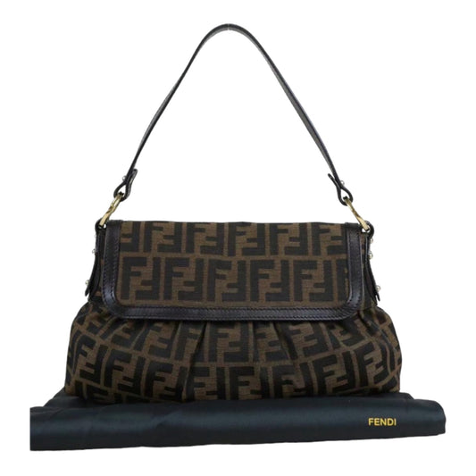 Rank A｜  FENDI Zucca Mamma Shoulder Bag ｜023032001