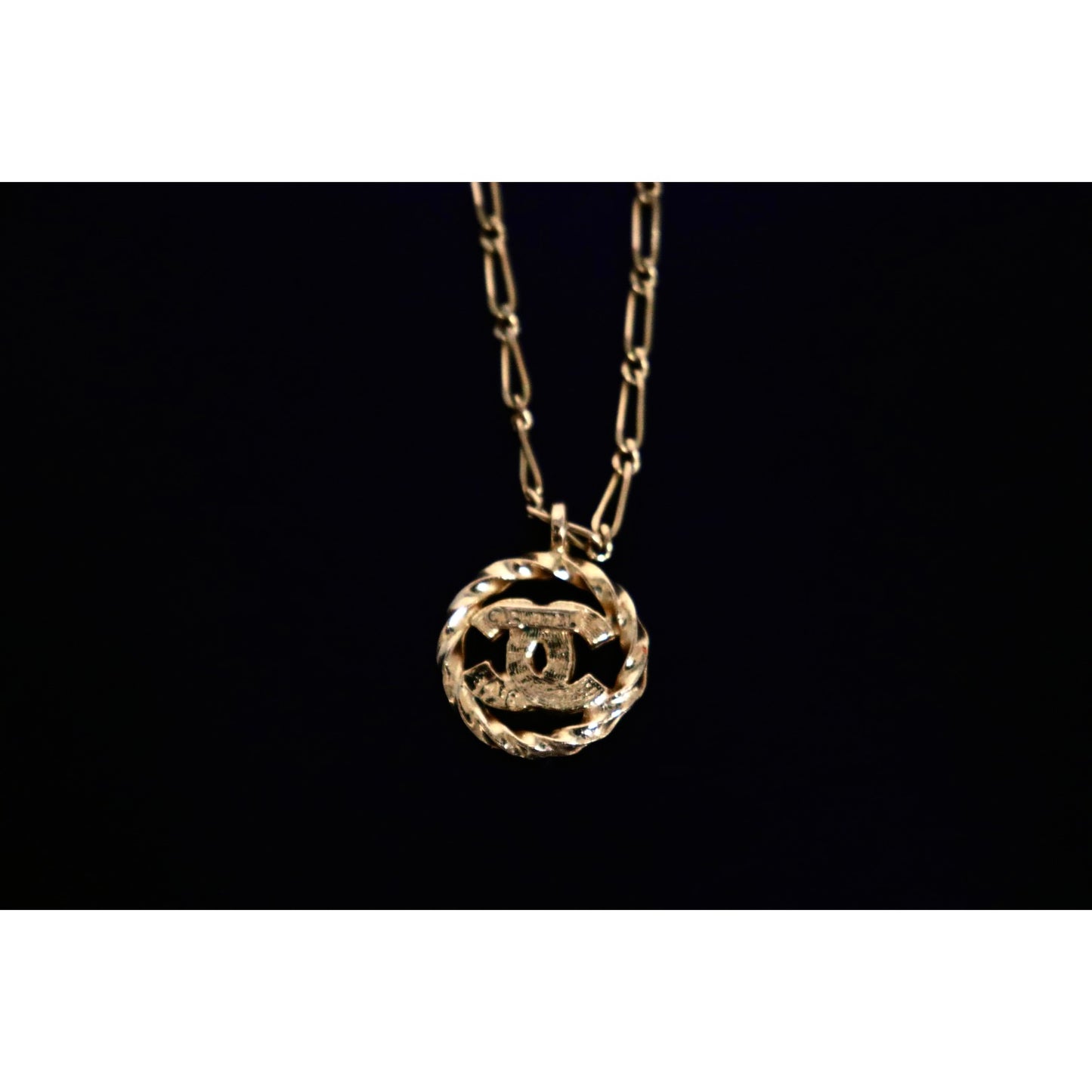 Rank A ｜ CHANEL Coco mark Necklace｜090306