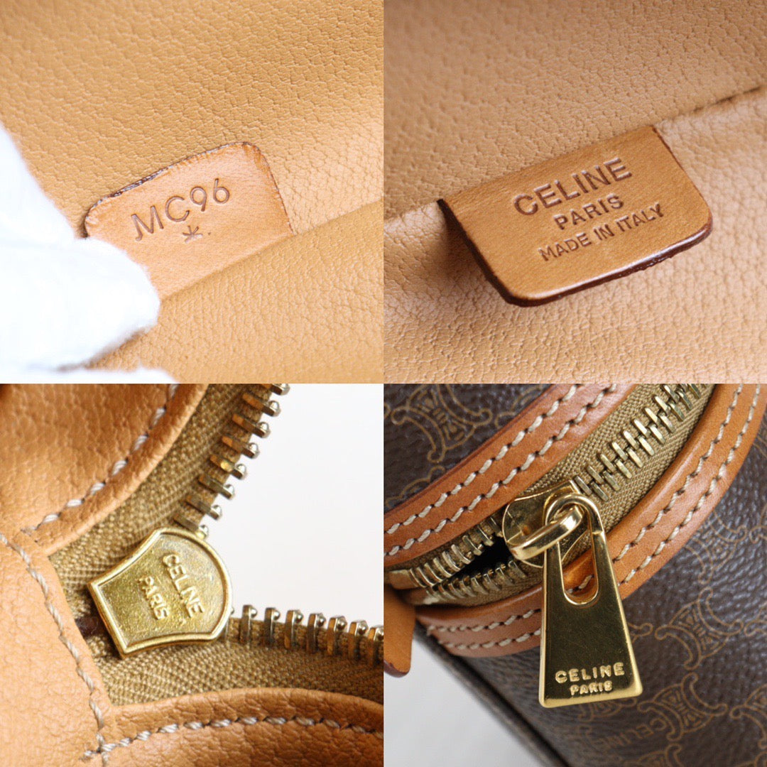 Rank A ｜ CELINE Macadam Vanity Handbag ｜23020804