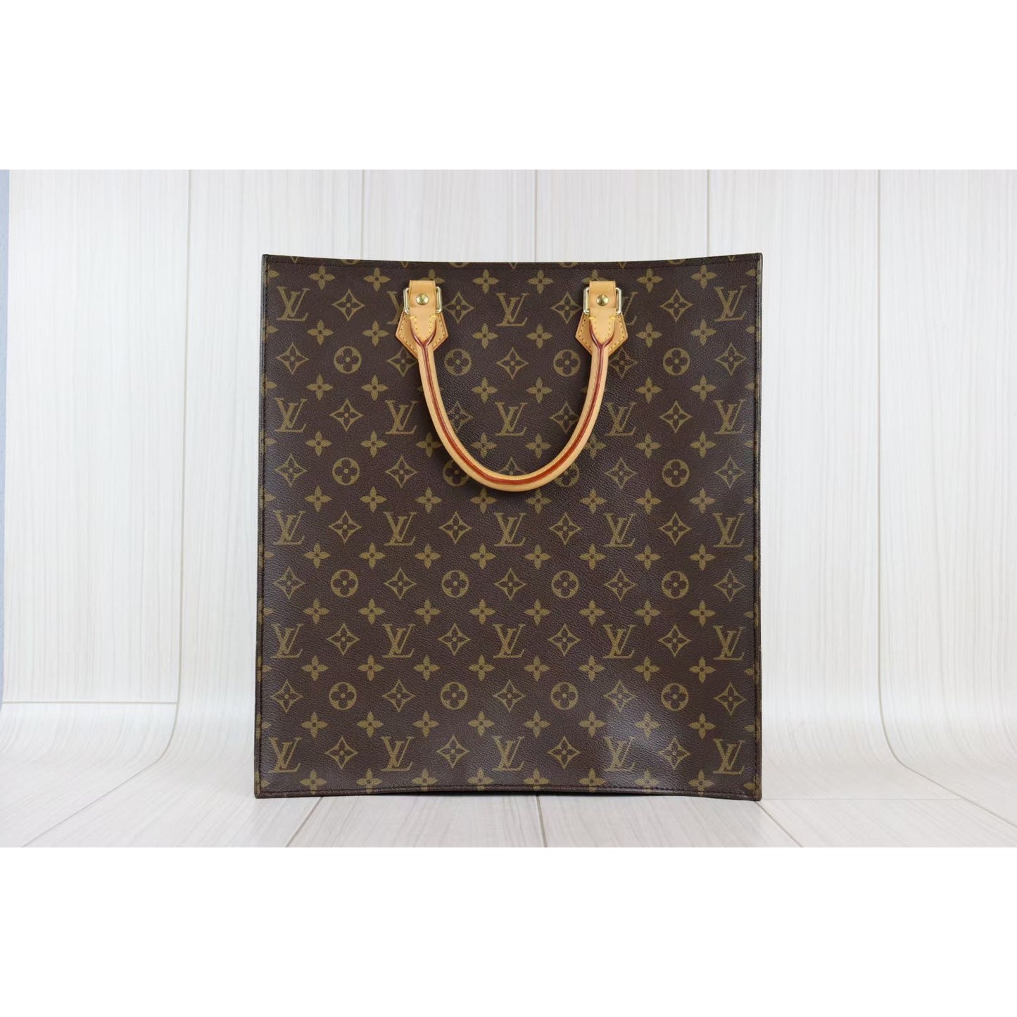 Rank A ｜ LV Monogram Sac Plat Tote Bag ｜072108