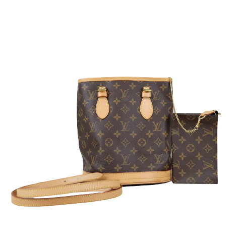 Rank A ｜ LV Monogram Petit Bucket PM Tote Bag ｜072607