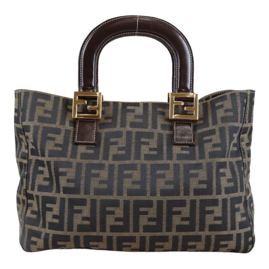 Rank A ｜ FENDI Zucca Mamma HandBag ｜23020908