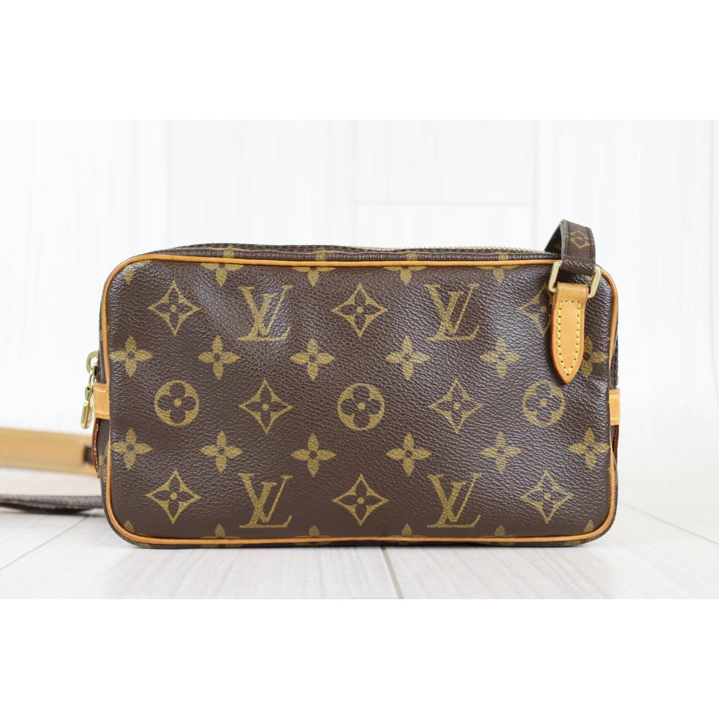 Rank AB｜LV Monogram Pochette Marley Bandolier Shoulder Bag｜073008