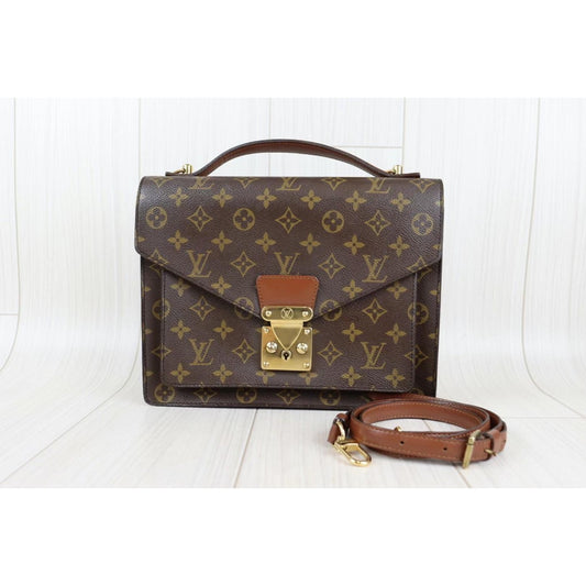 Rank AB ｜ LV Monogram Monceau28 Shoulder Bag ｜22102005