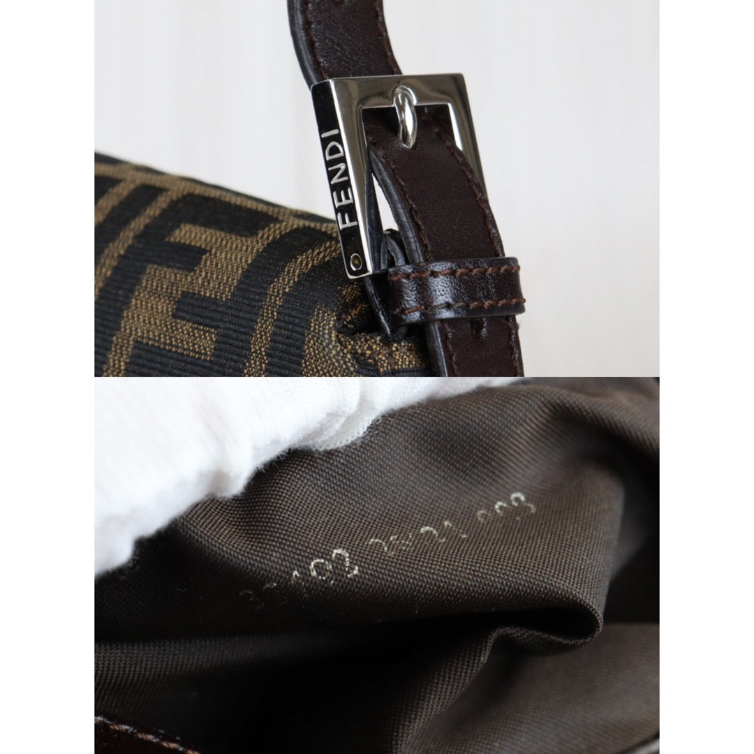 Rank A ｜ FENDI Zucca Mamma Baguette Shoulder Bag ｜22121908