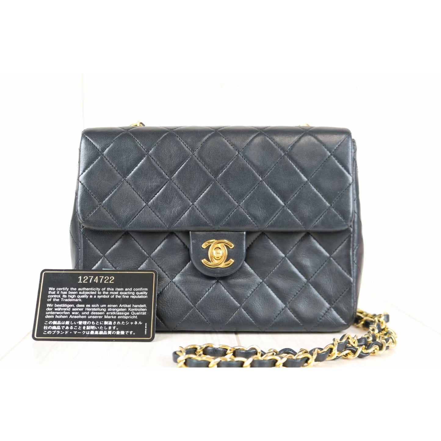 Rank A ｜ CHANEL Matrasse Lamb Skin Chain Shoulder Bag ｜021105