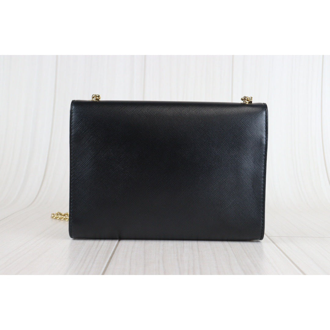 Rank A  ｜Ferragamo Leather Chain Shoulderbag｜23030905