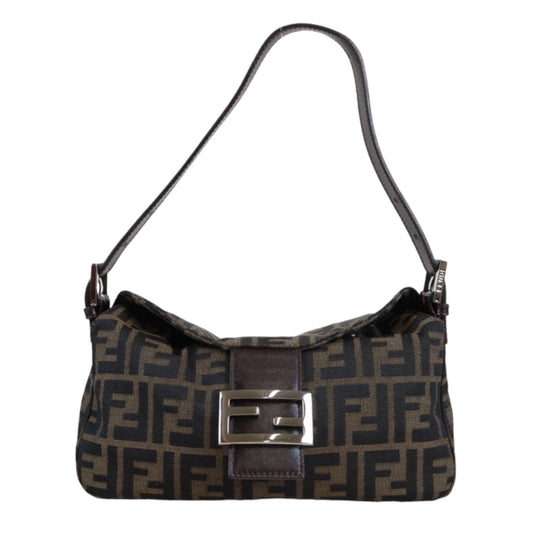 Rank A ｜ FENDI Zucca Mamma Bucket  Shoulder Bag｜23041804