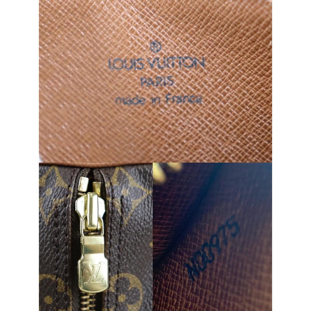 Louis Vuitton Pouch 26 Handbag Monogram MM Authentic