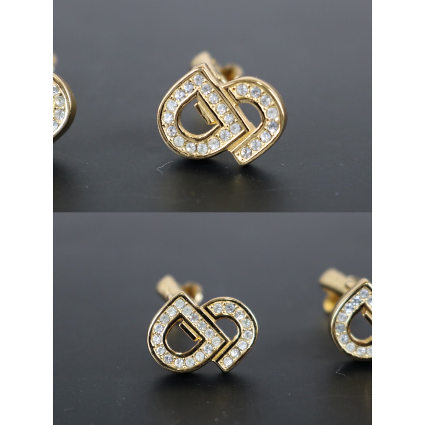 Rank SA ｜ Dior Necklace Earring Set Gold ｜ 041601