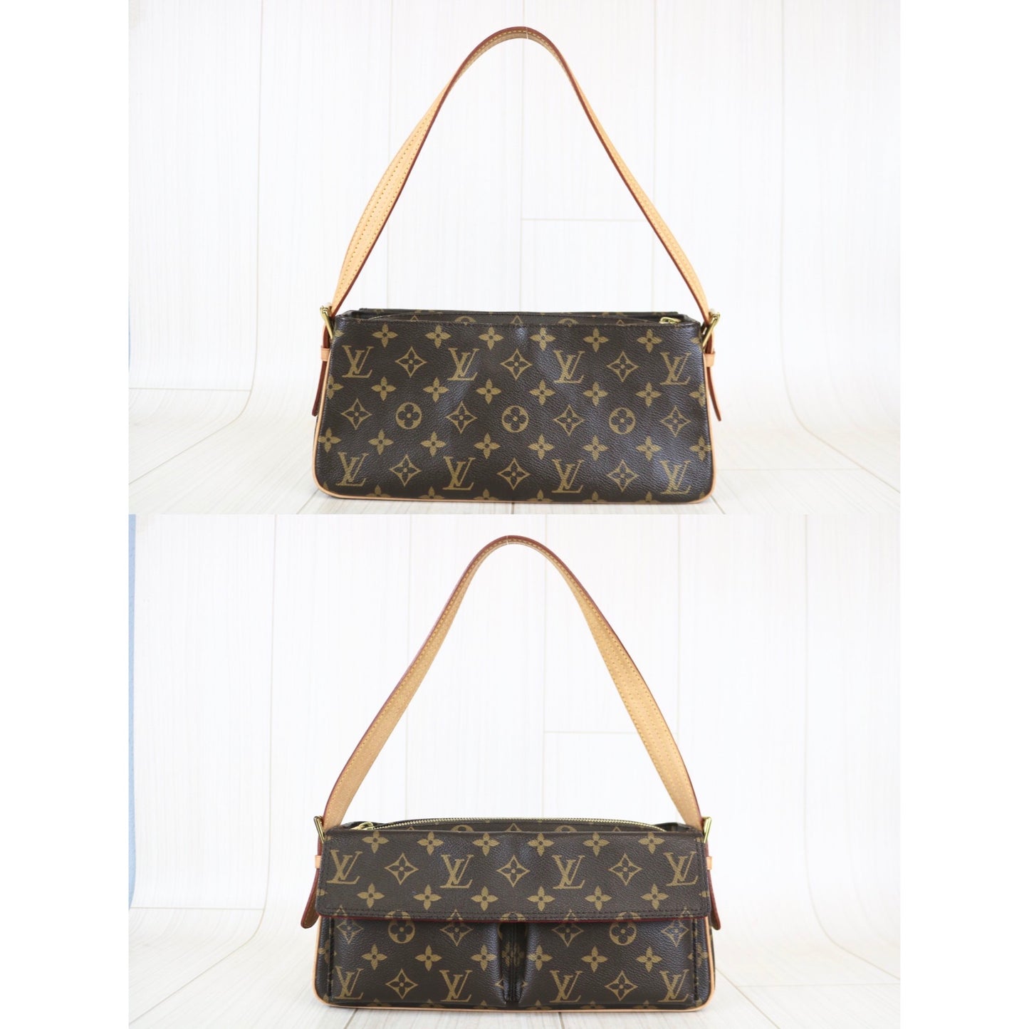 Rank A ｜LV Monogram Viva Cite MM Shoulder Bag｜062909