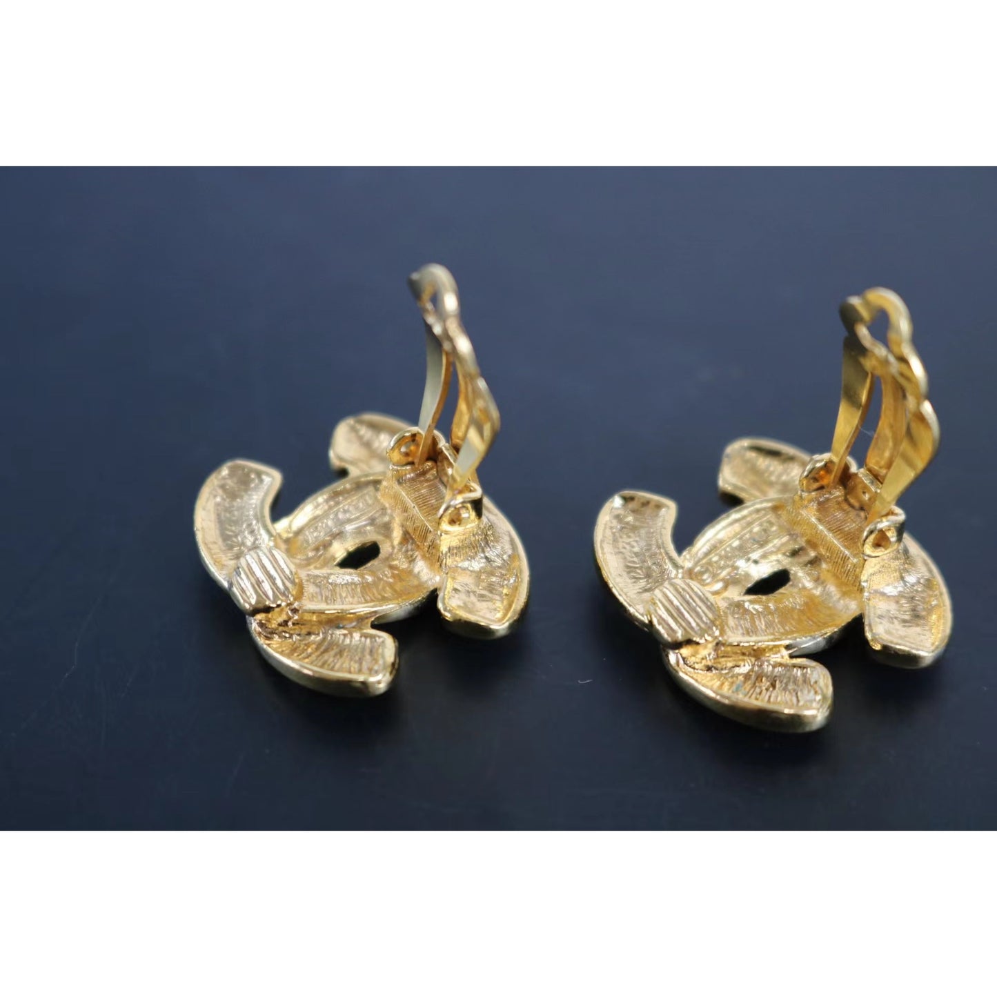 Rank SA ｜CHANEL Coco Mark Earrings 18k Gold Plated   ｜052709