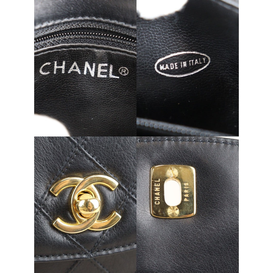 Rank A ｜ CHANEL Black Coco Mark Waist Bag ｜23020605