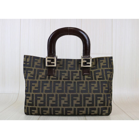 Rank A ｜ FENDI Zucca Mamma Baguette HandBag ｜041111