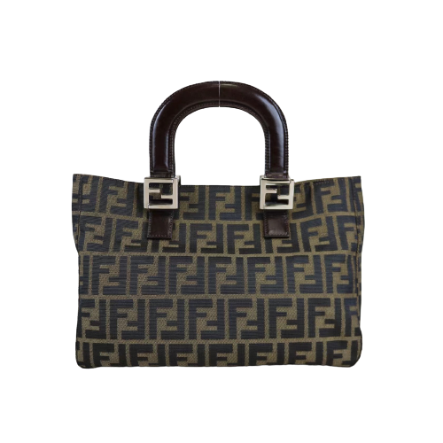 Rank A ｜ FENDI Zucca Mamma Baguette HandBag ｜041111