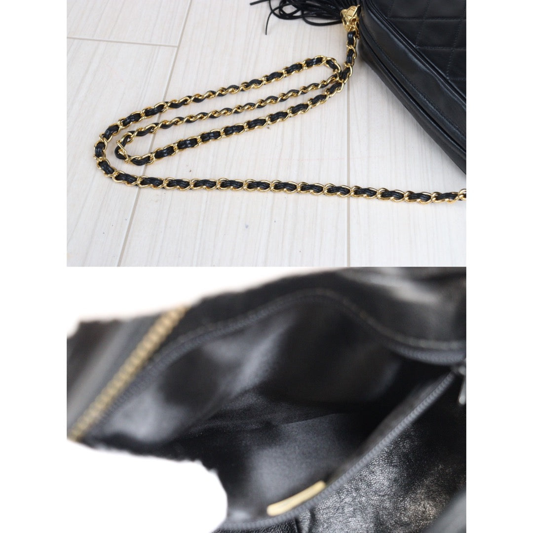 Rank A ｜ CHANEL Matrasse Lambskin Chain Shoulder Bag ｜23032802