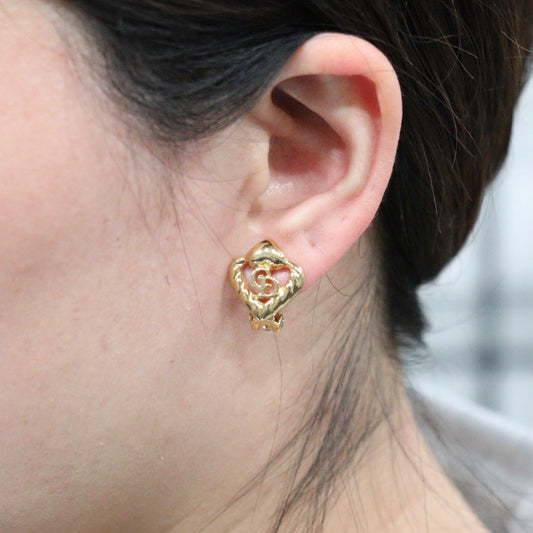 Rank AB ｜ Dior Earring Gold Plated｜23032303