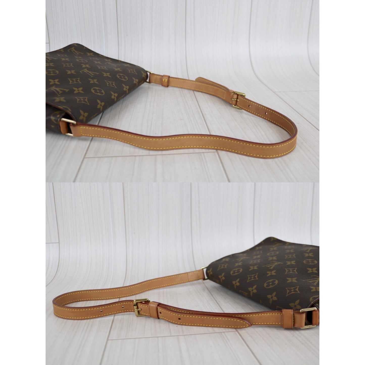 Rank A ｜ LV Monogram Musette Tango Shoulder Bag｜032303