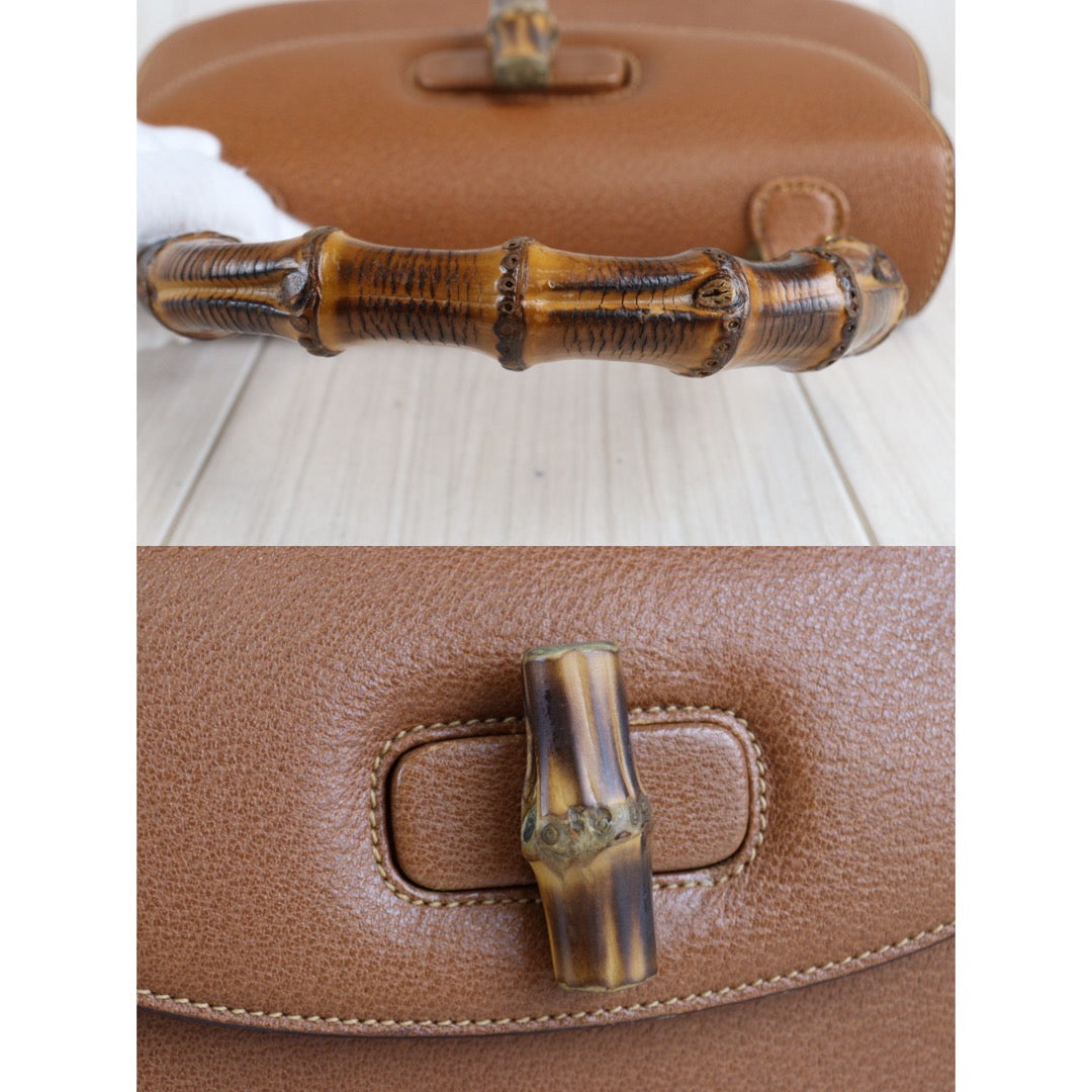 Rank AB ｜ GUCCI Vintage Bamboo Hand Bag ｜23022011