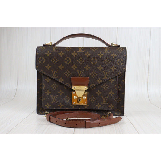 Rank AB ｜ LV Monogram Monceau28 Shoulder Bag ｜23042212