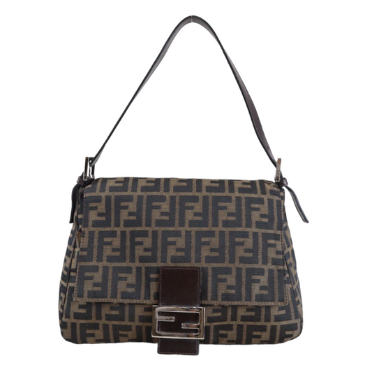 Rank AB ｜FENDI Zucca Mamma Baguette Shoulder Bag  ｜23012604
