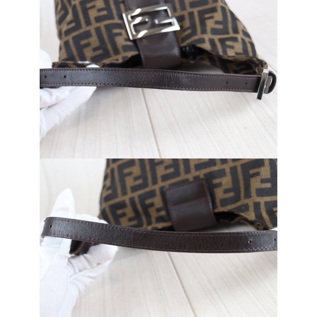 Rank AB｜ FENDI Zucca Mamma Baguette Shoulder Bag ｜23020607