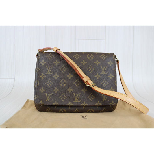 Rank A｜ LV Monogram Musette Tango Shoulder Bag｜031203