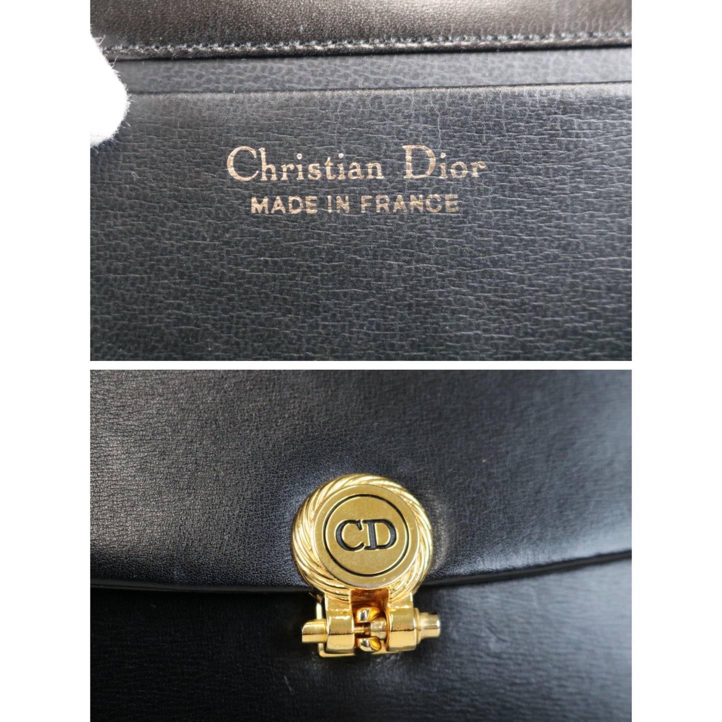 Rank A ｜ Dior Vintage Box Leather Shoulder Bag ｜030704