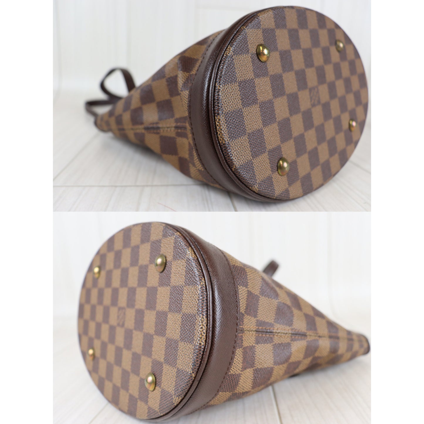 Rank A ｜ LV Damier Petit Bucket PM Tote Bag｜090203