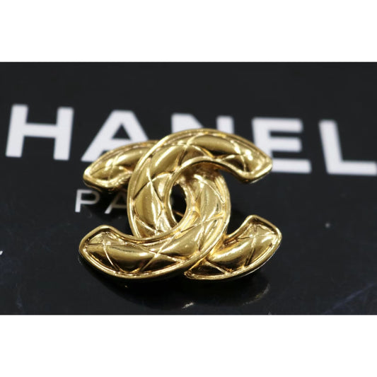 Rank SA ｜ CHANEL Coco Mark Brooch 18k Gold Plated  ｜032417