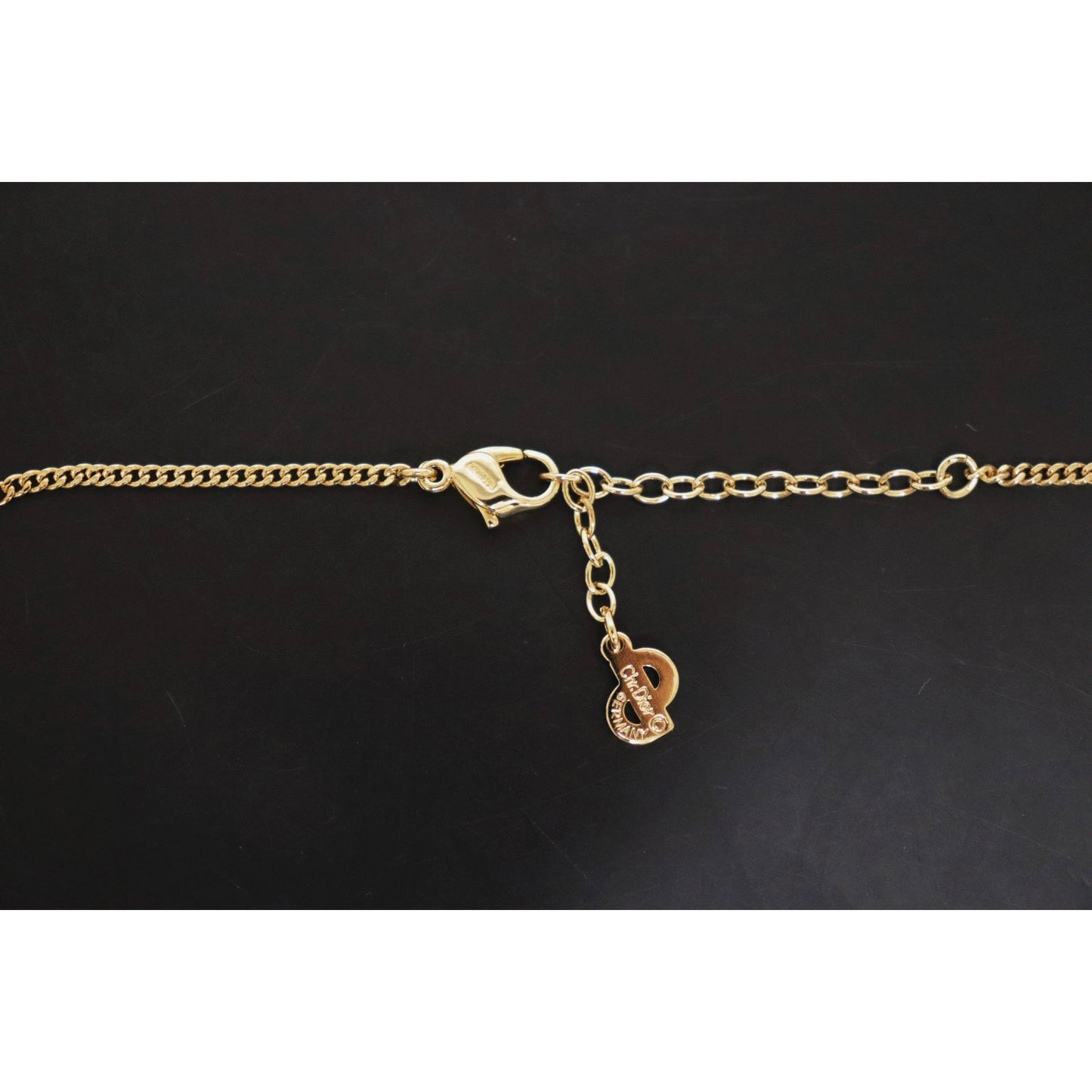 Rank A ｜ Dior CD Necklace 18k Gold Plated ｜090305