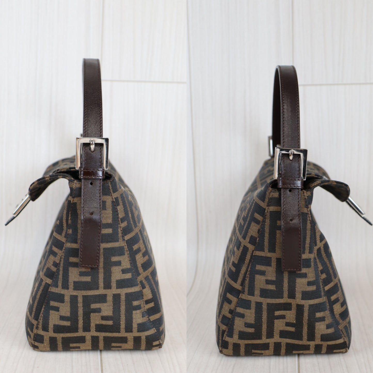 Rank A ｜ FENDI Zucca Mamma Bucket  Shoulder Bag｜082819