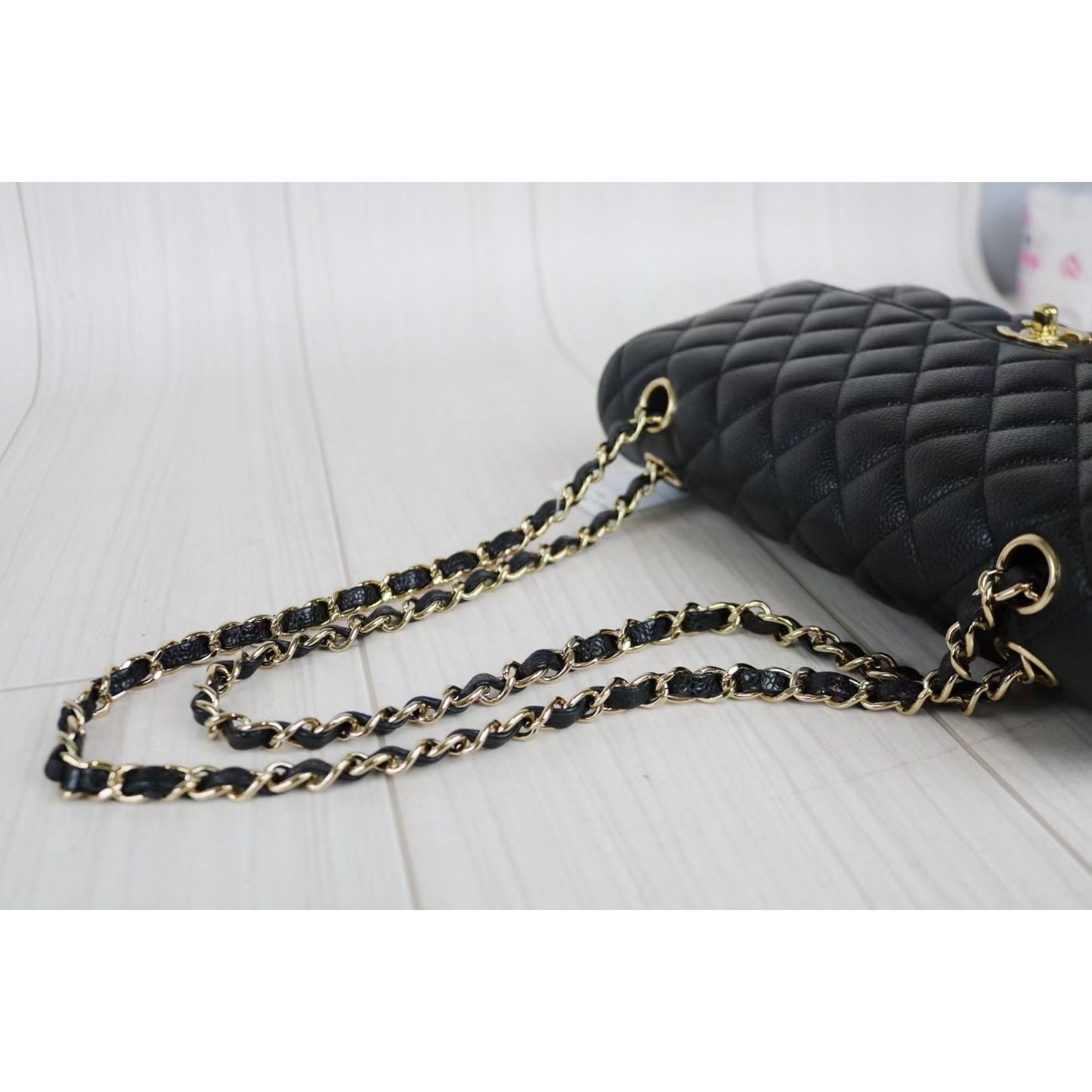 Rank A ｜ CHANEL Caviar Skin CF Shoulder Bag ｜041207