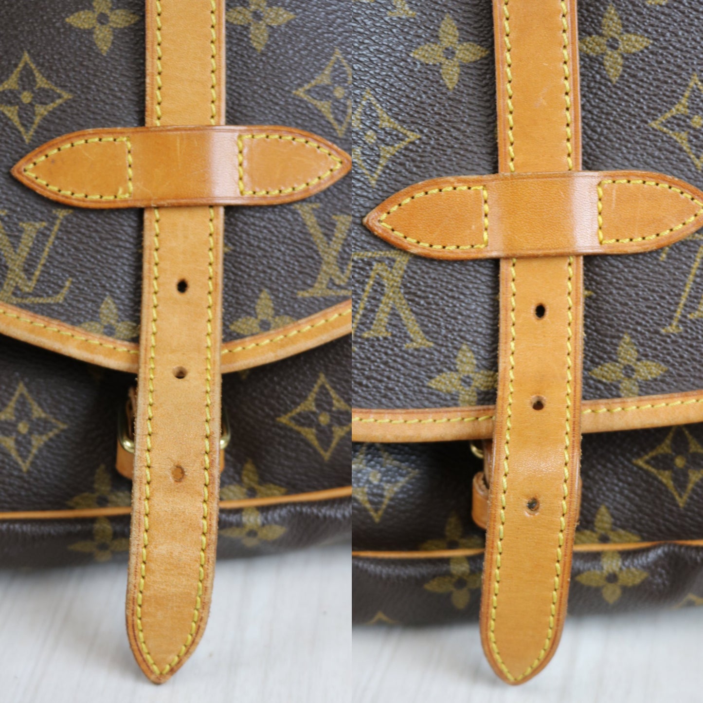 Rank AB ｜ LV Monogram Saumur MM Shoulder Bag｜030410