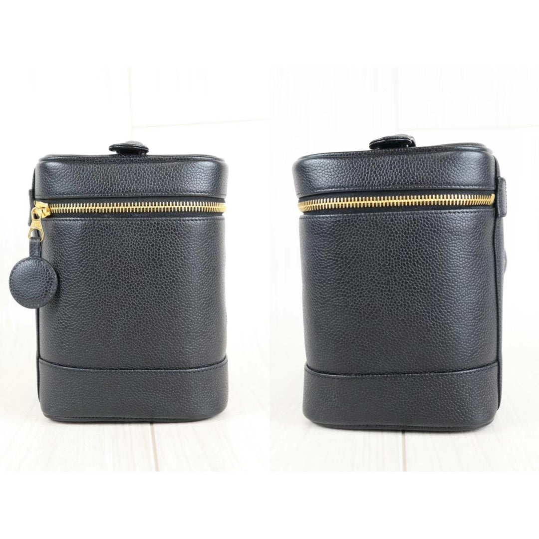 Rank A ｜ CHANEL Caviar Skin Vanity Handbag ｜22111405