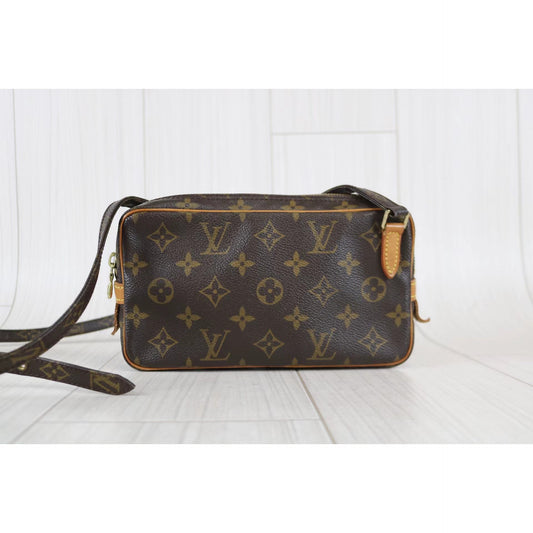 Rank AB｜LV Monogram Pochette Marley Bandolier Shoulder Bag｜030508