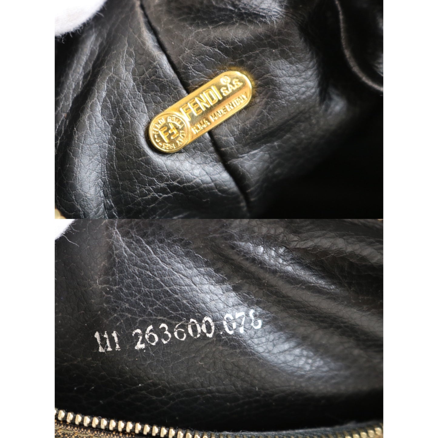 Rank A ｜ FENDI Zucca Handbag ｜070605