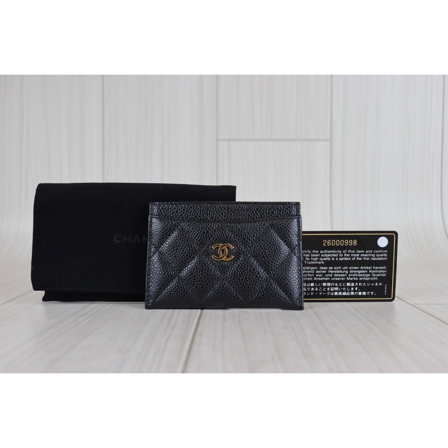 Rank SA ｜Chanel Caviar Skin Card Holders｜090702